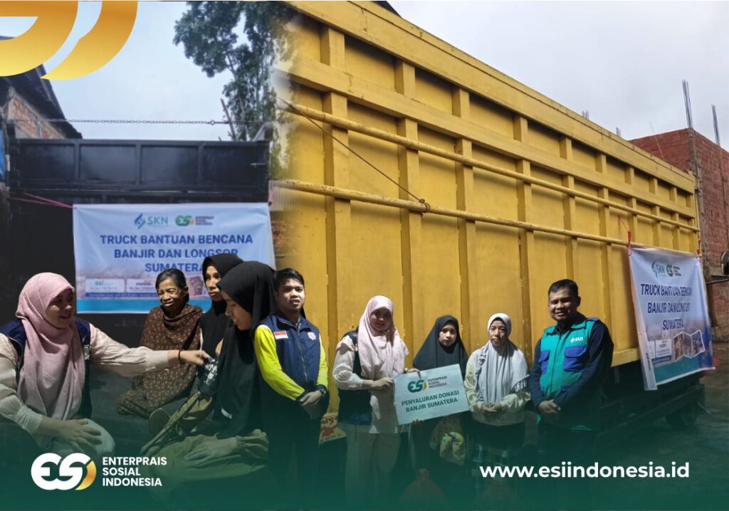 ESI salurkan Donasi untuk Penyitas Bencana Banjir Bandang Sumatera